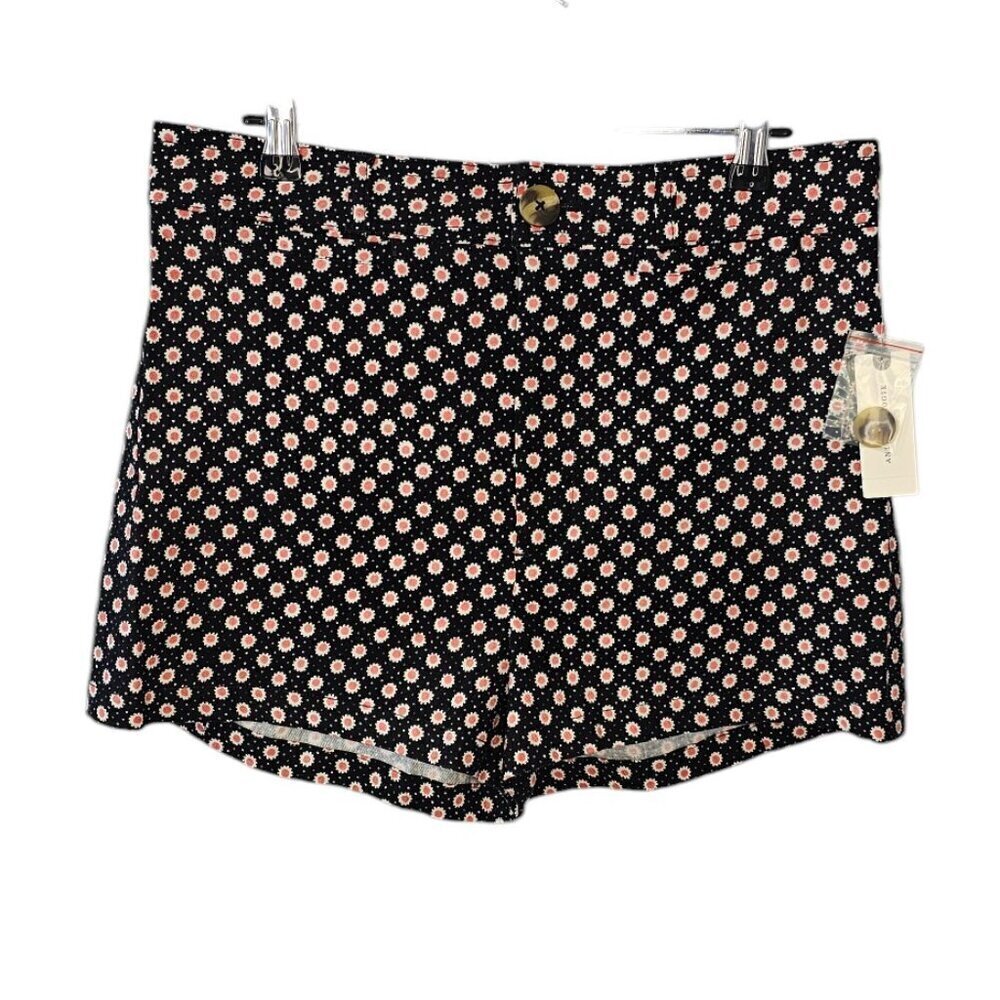 Anthropologie Maeve The Ettie Shorts Pitched Linen Edition Size 30 NWT High Rise